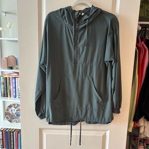 Dark Green Hooded Pullover